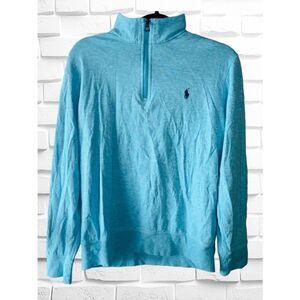 Polo Ralph Lauren Women’s Size Medium Pullover Quarter Zip Mockneck Sweater